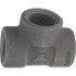 Anvil 0361120207 Black Tee: 1-1/4", Threaded