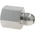 Parker PT-00283 Steel Flared Tube Adapter: 1/2" Tube OD, 1/2-14 Thread, 37 ° Flared Angle