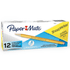 Forget about broken leads and stay focused on your thoughts with the shock-absorbing tip of Paper Mate SharpWriter Mechanical Pencils. With an innovative tip that reduces lead breakage and a smooth twist-to-advance design, its the mechanical pencil you can trust for your most important writing. Paper Mate mechanical pencils keep your message on point.  Break-proof technology and shock-absorbing tip to further reduce lead breakage  Twist-to-advance mechanism for silent lead advance and fewer distractions  Smudge-resistant Pink Pearl eraser  0.7 mm #2 pencil leads-the choice for standardized testing  0.7mm lead tip.  Pack of 12 mechanical pencils.
