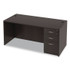 ALERA VA216630ES Alera Valencia Series Straight Front Desk Shell, 65" x 29.5" x 29.63", Espresso