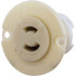 Bryant Electric 7468N Twist Lock Receptacles; Receptacle/Part Type: Receptacle; Gender: Female; NEMA Configuration: ML-1R; Flange Style: Flanged; Amperage: 15 A; Voltage: 125 V ac; Number Of Poles: 2; Number Of Wires: 2; Maximum Cord Diameter: 10.80 