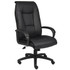 With this chair in your office, you can stay comfortable as you work through the days tasks. The chair features a pillow-top design, lumbar support, and LeatherPlus upholstery to ensure years of cushioning and durability. Waterfall seat cushion slopes slightly downward to help reduce stress on your legs.  Overall Dimensions: 45in to 48 1/2inH x 27 1/2inW x 28inD.  Weight capacity tested to support 275 lb.  Upholstered LeatherPlus fabric that is infused with polyurethane for extra softness.  Lumbar feature supports your lower back and enhances the natural curve of your spine. Pillow-top design features a perforated center.  Waterfall seat cushion slopes slightly downward to help reduce stress on your legs.  Height-adjustable seat suits your frame.  Adjustable tilt tension puts the chair at the proper angle.  Armrests feature Caressoft upholstery and padding.  Large nylon and metal base is strong and stable. Hooded, double-wheel casters for smooth rolling.  Assembly required.  Tested to meet ANSI/BIFMA Performance Standards - Manufacturer testing has been conducted on this product to meet specific performance requirements and safety standards set forth by the American National Standards Institute (ANSI) and the Business and Institutional Furniture Manufacturers.