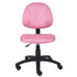 NORSTAR OFFICE PRODUCTS INC. B325-PK Boss Office Products Microfiber Task Chair With Loop Arms, Pink