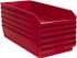 Quantum Storage QSB116RDCS Plastic Hopper Shelf Bin: Red