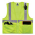 TENACIOUS HOLDINGS, INC. ergodyne® 21129 GloWear 8220Z Class 2 Standard Mesh Zipper Vest, Polyester, 4X-Large/5X-Large, Lime