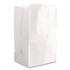 ROSS & WALLACE PAPER PRODUCTS, INC. GW20S500 Grocery Paper Bags, 20# Squat Size, 40# Basis Weight, 8.13" x 5.88" x 12.5", White, 500/Bundle