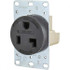 Bryant Electric 9530FR Straight Blade Single Receptacle: NEMA 5-30R, 30 Amps, Grounded