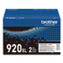 BROTHER INTL. CORP. TN920XL2PK TN920XL2PK High-Yield Toner, 12,000 Page-Yield, Black, 2/Pack