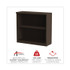 ALERA VA633032ES Alera Valencia Series Bookcase, Two-Shelf, 31.75w x 14d x 29.5h, Espresso