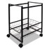 ADVANTUS CORPORATION 34075 Mobile File Cart with Sliding Baskets, Metal, 2 Drawers, 1 Bin, 12.88" x 15" x 21.13", Black