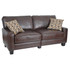 MILLWORK HOLDING CO INC CR43533P Serta RTA Monaco Bonded Leather Sofa, 72inW, Brown