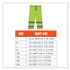 TENACIOUS HOLDINGS, INC. ergodyne® 24427 GloWear 8915 Class E Hi-Vis Rain Pants, 3X-Large, Lime