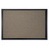 Ensure papers, flyers, memos and to-do lists are hung and easy to see with this Office Depot Brand Cork Bulletin Board. The cork provides the strength needed to hold your items when they are attached with pushpins. The sleek frame delivers a professional, organized appearance to your space.  Sturdy and strong cork bulletin board material. Provides a reliable hold on pushpins and tacks, so you can hang up important flyers, photos and documents.  Comes with mounting hardware.  MDF frame boasts a black finish for a sleek appearance.  Cork bulletin board measures 18in x 24in.  Forest Stewardship Council (FSC) certified - all the wood or paper in the product comes from reclaimed (re-used) material.