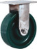 Albion 120XI06201RZB03 Rigid Top Plate Caster: Polyurethane, 6" Wheel Dia, 2" Wheel Width, 1,000 lb Capacity, 7-1/2" OAH