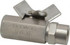 Midwest Control MSFF-25 Miniature Manual Ball Valve: 1/4" Pipe, Full Port