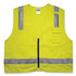 TENACIOUS HOLDINGS, INC. ergodyne® 21489 GloWear 8262FRZ Class 2 FR Surveyor Zip Vest, Tencel/Modacrylic/Para-aramid/Kevlar, 4X-Large/5X-Large, Lime