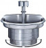 Bradley S93-535 Circular, Foot-Controlled, Internal Drain, 54" Diam, 4 Person Capacity, Stainless Steel, Wash Fountain