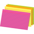 OFFICE DEPOT OD99755  Brand Glow Index Cards, 4in x 6in, Assorted Colors, Pack Of 100