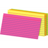 OFFICE DEPOT OD81300  Brand Glow Index Cards, 3in x 5in, Assorted Colors, Pack Of 300