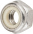 Value Collection MANL010CP Hex Lock Nut: Nylon Insert, Nylon Insert, Grade 18-8 & A2 Stainless Steel, Uncoated