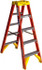 Werner T6205 4-Step Fiberglass Step Ladder: Type IA, 5' High