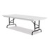 CORRELL, INC. RA3096234P Adjustable Folding Tables, Rectangular, 96" x 30" x 22" to 32", Gray Granite Top, Black Legs, 4/Pallet