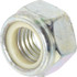 Value Collection 812090PR Hex Lock Nut: Insert, Nylon Insert, Grade Class 8 Steel, Zinc-Plated
