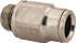 Norgren 102251028 Push-To-Connect Tube to Male & Tube to Male BSPP Tube Fitting: Adapter, Straight, 1/4" Thread