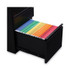 ALERA PBBBFBL File Pedestal with Full-Length Pull, Left or Right, 3-Drawers: Box/Box/File, Legal/Letter, Black, 14.96" x 19.29" x 27.75"