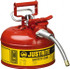 Justrite. 7210120 Safety Can: 1 gal, Steel