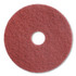DIVERSEY DD5867738 Twister Floor Pad, 17" Diameter, Red, 2/Carton