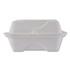 ECO-PRODUCTS,INC. EPHC6NFA Vanguard Renewable and Compostable Sugarcane Clamshells, 6 x 6 x 3, White, 500/Carton