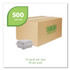 ECO-PRODUCTS,INC. EPHC6NFA Vanguard Renewable and Compostable Sugarcane Clamshells, 6 x 6 x 3, White, 500/Carton
