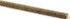 MSC 22302 Threaded Rod: 1/4-28, 3' Long, Brass