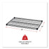 ALERA SW58-3624BL Industrial Wire Shelving Extra Wire Shelves, 36w x 24d, Black, 2 Shelves/Carton
