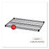 ALERA SW58-3624BL Industrial Wire Shelving Extra Wire Shelves, 36w x 24d, Black, 2 Shelves/Carton