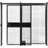 Folding Guard SAF-S7082-MR Temporary Structure Doors; Wire Type: Welded Wire