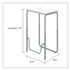 SAFCO PRODUCTS 1223DE AlphaBetter 2.0 Height-Adjustable Student Desk with Pendulum Bar, 27.75 x 19.75 x 29 to 43, Dry Erase
