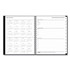 BLUE SKY 134433 Teacher's Solid Black Weekly/Monthly Lesson Planner, 9 Classes, 11 x 8.5 Sheets, 12-Month (July to June), 2025 to 2026