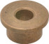 Boston Gear 35572 Flanged Sleeve Bearing: 3/8" ID, 3/4" OD, 1/2" OAL, Oil Impregnated Bronze