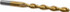 Chicago-Latrobe 53916 Jobber Length Drill Bit: 23/64" Dia, 135 &deg;, High Speed Steel