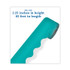 CARSON-DELLOSA EDUCATION 108471 Rolled Borders, Scalloped Border, Back to School, 2.25" x 65 ft, Teal