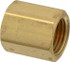 Parker 42IFHD-4 Brass Flared Tube Inverted Union: 1/4" Tube OD, 7/16-24 Thread