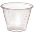 MEDLINE INDUSTRIES, INC. DYND90000 Medline Non-Sterile Graduated Plastic Medicine Cups, mL, 1 Oz, Clear, Pack Of 5,000