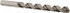 Hertel 42155 Jobber Length Drill Bit: 21/64" Dia, 135 &deg;, Cobalt