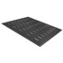 MILLENNIUM MAT COMPANY Guardian 34030401 Free Flow Comfort Utility Floor Mat, 36" x 48", Black Non-Slip Vented Surface