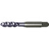 Greenfield Threading 330201 Spiral Flute Tap: M10x1.50 Metric, 3 Flutes, Plug, 6H Class of Fit, High Speed Steel, TiCN Coated