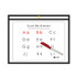 C-LINE PRODUCTS, INC 40711 Reusable Dry Erase Pockets, Super Heavy-Duty, Top Load 12 x 9 Insert, Clear Front, Black Border