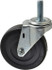 E.R. Wagner 2F9904004000110 4" Diam x 1-1/4" Wide x 4-1/2" OAH Stem Mount Swivel Caster