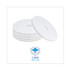 BOARDWALK 4017 WHI Polishing Floor Pads, 17" Diameter, White, 5/Carton